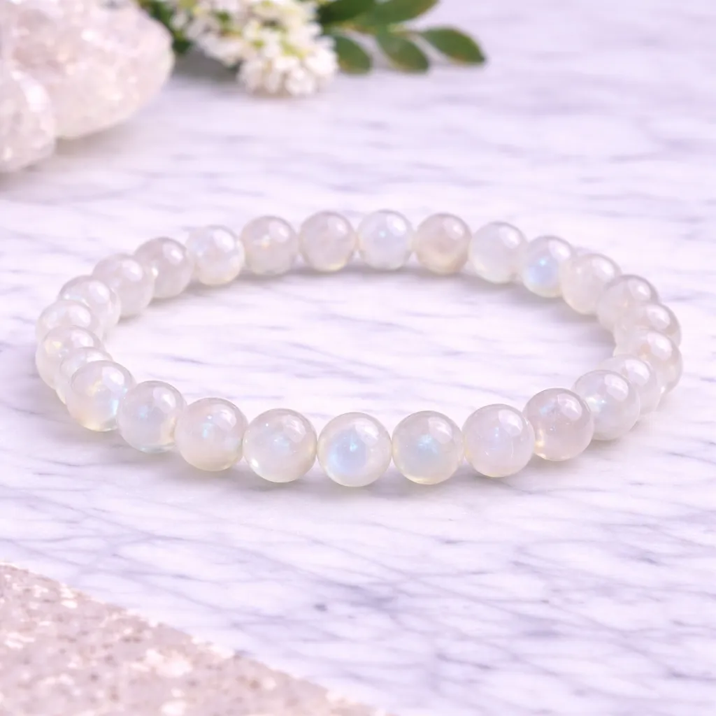 Rainbow Moonstone Bracelet